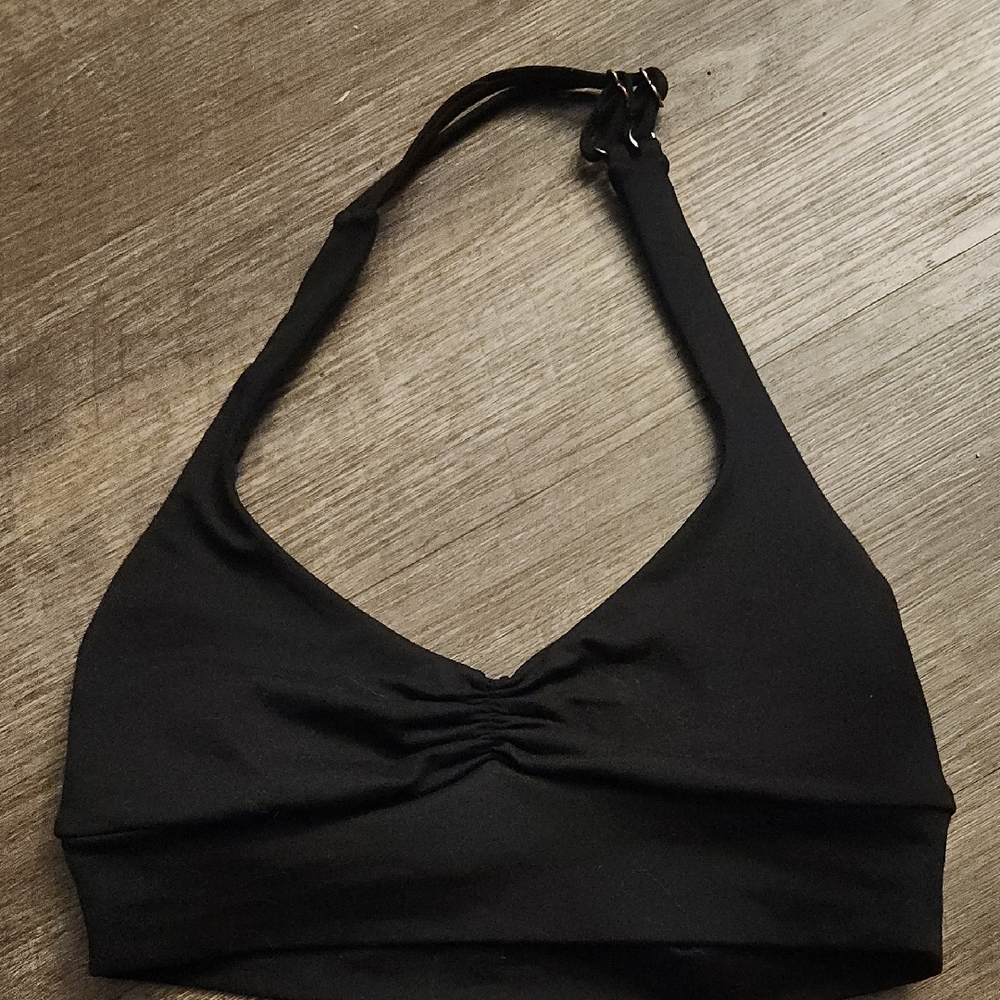 Bombshell Sportswear Black Sports Bra and Leggings Only - Picture 3 of 3